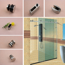 New Style 180 degree Stainless Steel Sliding shower door system with enclosure and kit